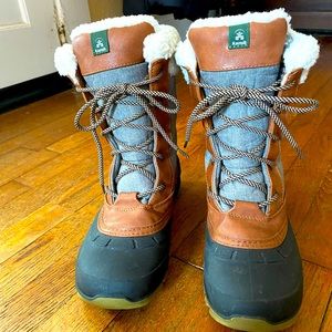 Barely worn Kamik winter boots. VERY warm and comfortable shoes.